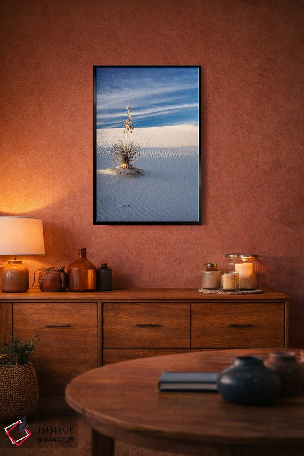 تابلو دکوراتیو New Mexico, White Sands National Monument, Sand Dune Patterns… اثر تری اگرز - D5B