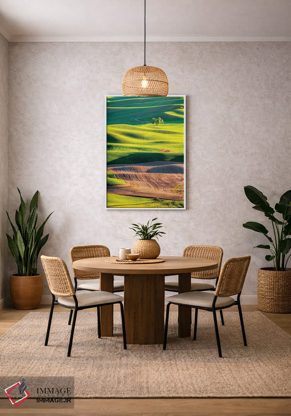 تابلو دکوراتیو Washington State, Palouse Country, Lone Tree in Wheat Field I… اثر تری اگرز - D3W