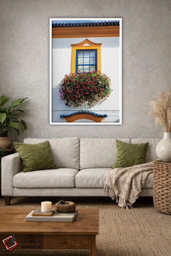 تابلو دکوراتیو Aveiro. Colorful houses.,پرتغال، آویرو. خانه های رنگارنگ اثر تری اگرز - D1W