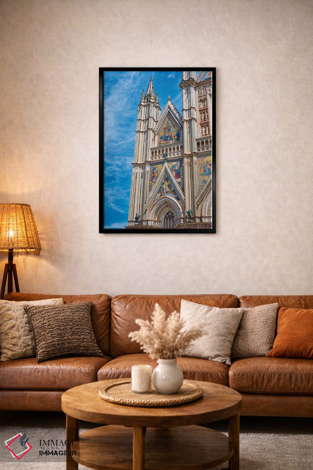 تابلو دکوراتیو Umbria, Orvieto. Orvieto Cathedral With It's Beautiful Facade… اثر تری اگرز - D4B