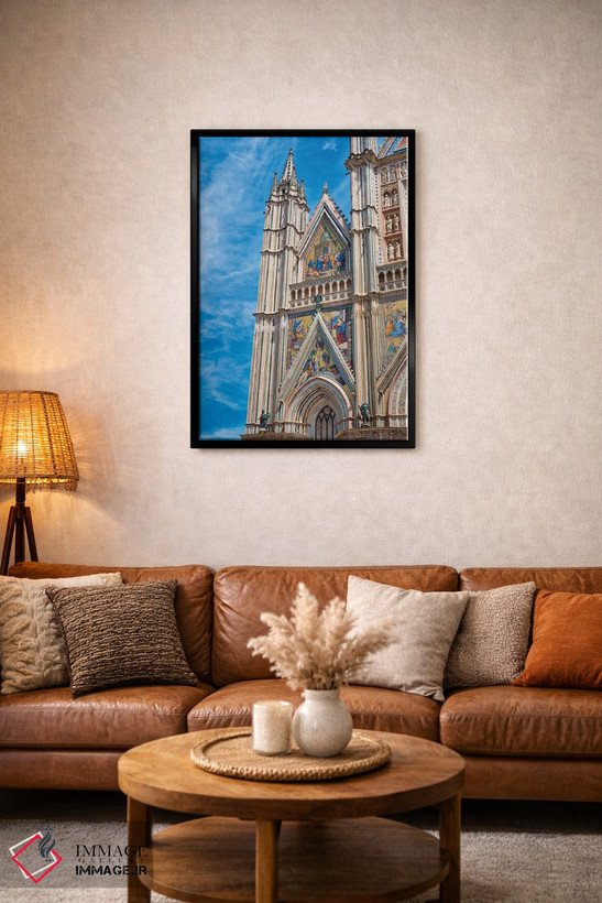 تابلو دکوراتیو Umbria, Orvieto. Orvieto Cathedral With It's Beautiful Facade… اثر تری اگرز - D4B