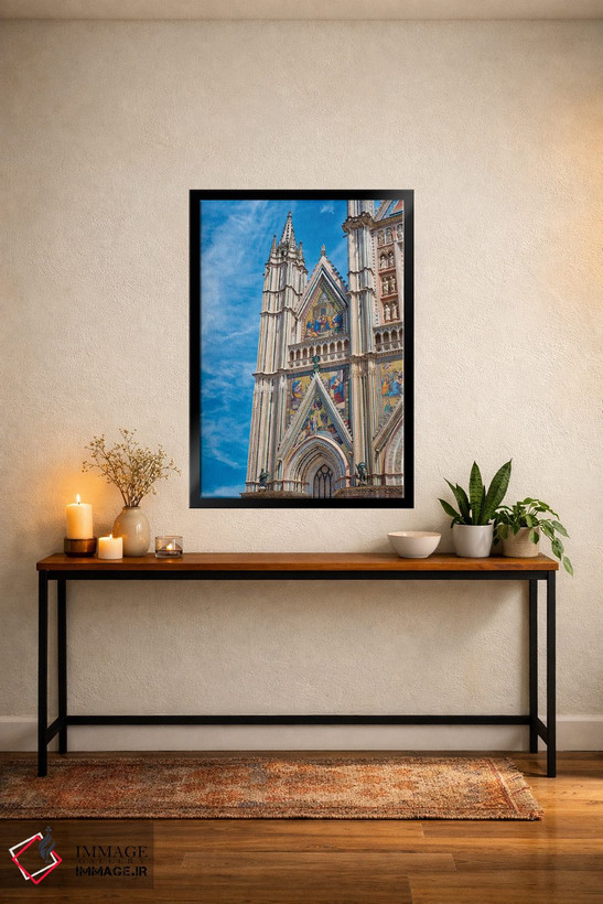 تابلو دکوراتیو Umbria, Orvieto. Orvieto Cathedral With It's Beautiful Facade… اثر تری اگرز - D5B
