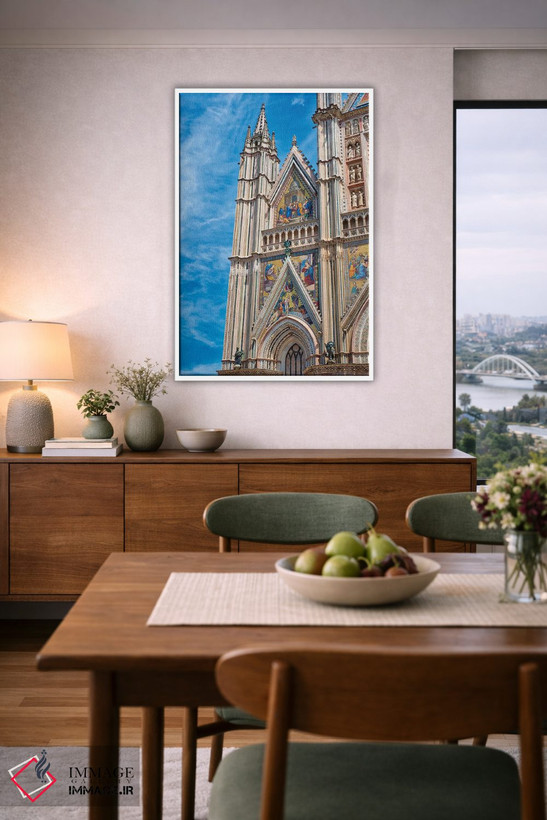 تابلو دکوراتیو Umbria, Orvieto. Orvieto Cathedral With It's Beautiful Facade… اثر تری اگرز - D6W