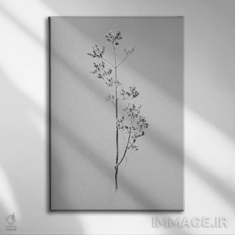 تابلو دکوراتیو در میان گل ها ده اثر تیس آلبرس - نمای روبهرو روی دیوار