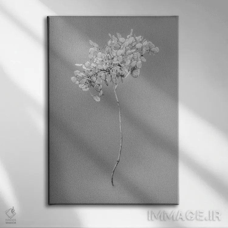 تابلو دکوراتیو در میان گل ها هشت اثر تیس آلبرس - نمای روبهرو روی دیوار