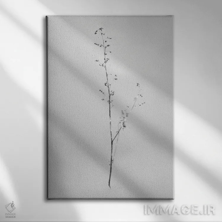 تابلو دکوراتیو در میان گل ها هفت اثر تیس آلبرس - نمای روبهرو روی دیوار