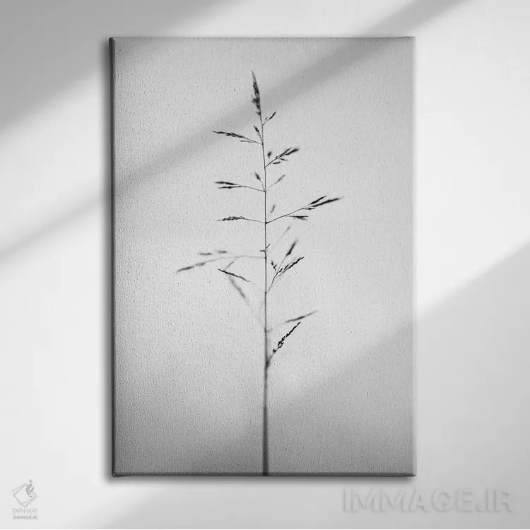 تابلو دکوراتیو در میان گل ها بیست و یک اثر تیس آلبرس - نمای روبهرو روی دیوار