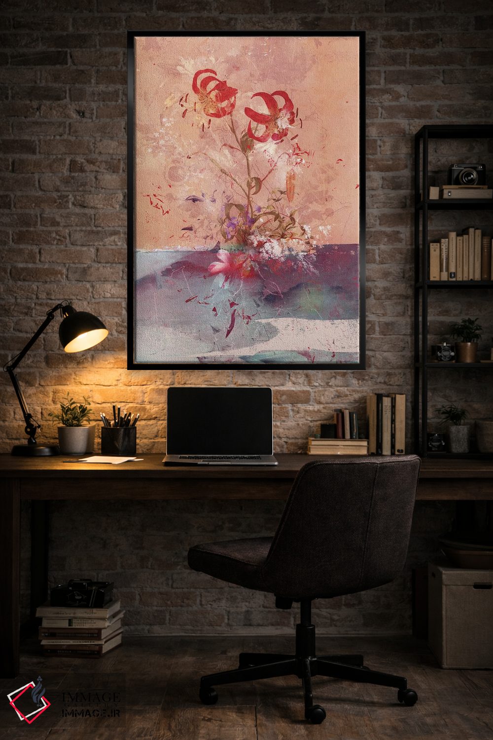 تابلو انتزاعی جای شاد اثر تیس آلبرس - D6B