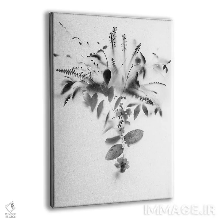 تابلو مینیمال حجاب طبیعی چهارم اثر تیس آلبرس - نمای پرسپکتیو محصول