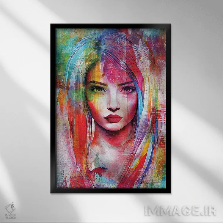 تابلو دکوراتیو خاطرات ۲ اثر آرتنی یو - نمای قابدار مشکی
