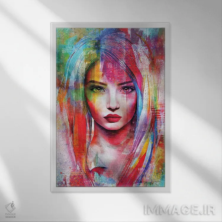 تابلو دکوراتیو خاطرات ۲ اثر آرتنی یو - نمای قابدار سفید