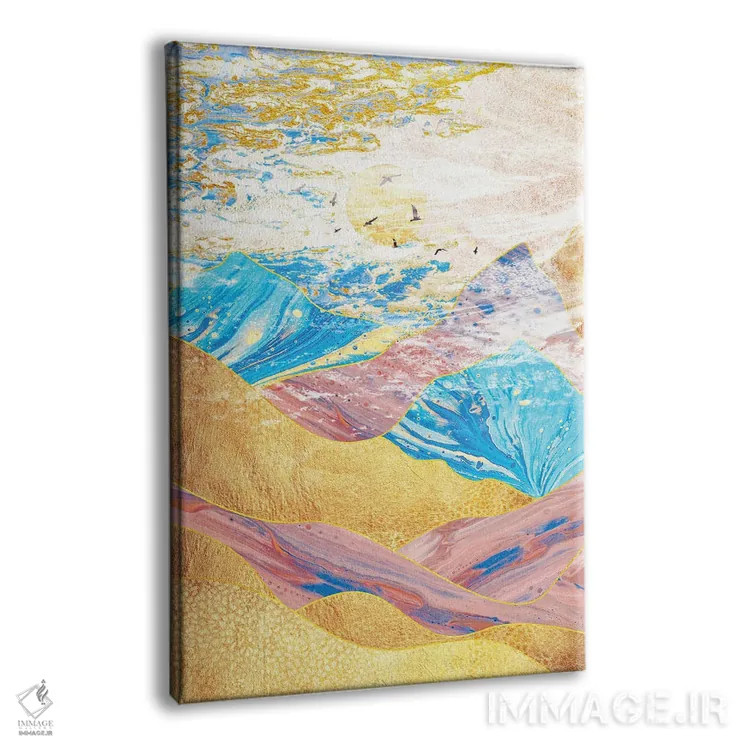 تابلو انتزاعی زیبایی طبیعت اثر آرتنی یو - نمای پرسپکتیو محصول