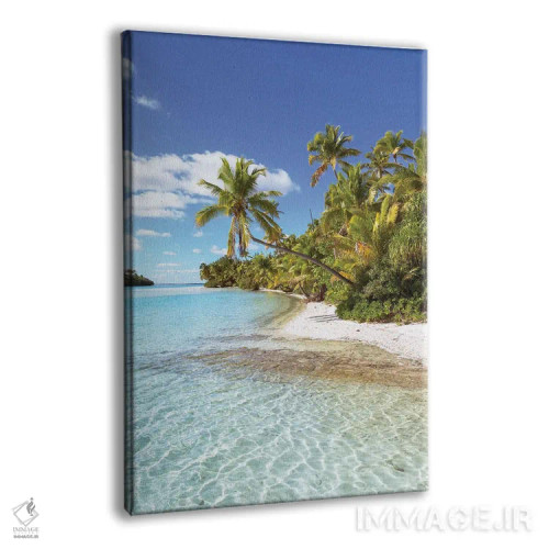 تابلو دکوراتیو Cook Islands,ساحل بی نقص، جزایر کوک اثر ماتئو کولومبو - نمای پرسپکتیو محصول