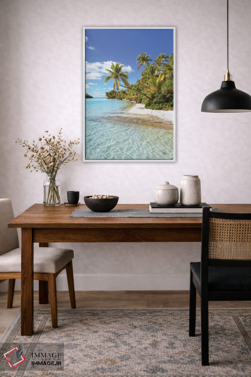 تابلو دکوراتیو Cook Islands,ساحل بی نقص، جزایر کوک اثر ماتئو کولومبو - D2W
