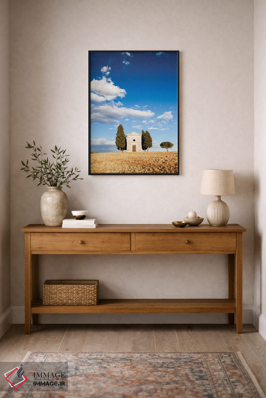 تابلو دکوراتیو Val d'Orcia, Tuscany, Italy,کلیسای ویتالتا ، والدورچیا، ت… اثر ماتئو کولومبو - D2B