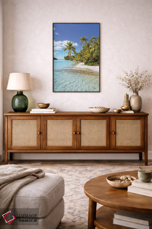 تابلو دکوراتیو Cook Islands,ساحل بی نقص، جزایر کوک اثر ماتئو کولومبو - D4B