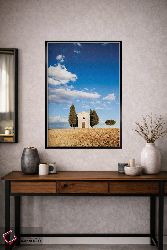 تابلو دکوراتیو Val d'Orcia, Tuscany, Italy,کلیسای ویتالتا ، والدورچیا، ت… اثر ماتئو کولومبو - D4B