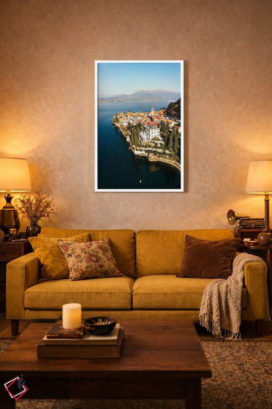 تابلو دکوراتیو Lake Como, Italy,یک روز در وارنا، دریاچه کومو، ایتالیا اثر ماتئو کولومبو - D1W