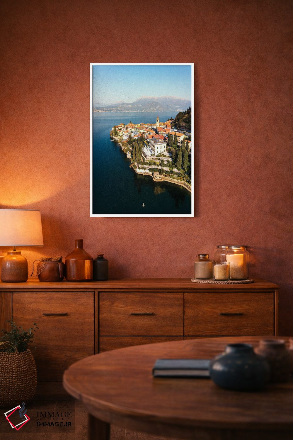 تابلو دکوراتیو Lake Como, Italy,یک روز در وارنا، دریاچه کومو، ایتالیا اثر ماتئو کولومبو - D3W