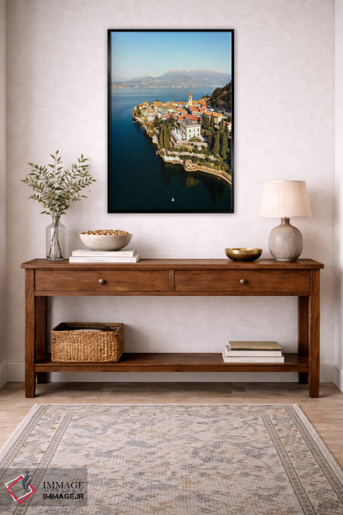 تابلو دکوراتیو Lake Como, Italy,یک روز در وارنا، دریاچه کومو، ایتالیا اثر ماتئو کولومبو - D4B