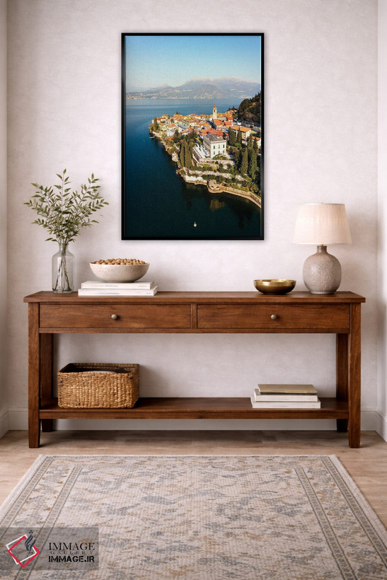 تابلو دکوراتیو Lake Como, Italy,یک روز در وارنا، دریاچه کومو، ایتالیا اثر ماتئو کولومبو - D4B