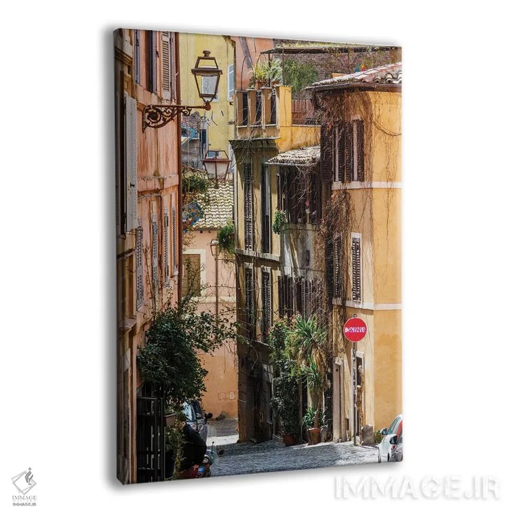 تابلو دکوراتیو Rome IV,قدم زدن در مونتی، رم IV اثر ماتئو کولومبو - نمای پرسپکتیو محصول
