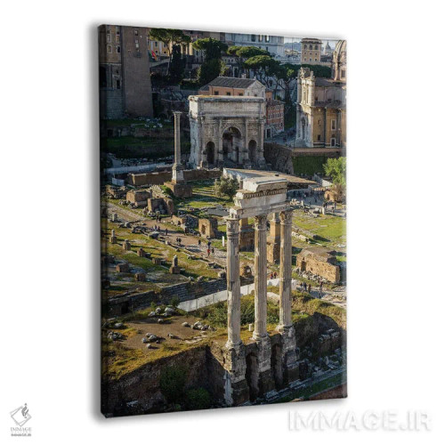 تابلو دکوراتیو Rome,فروم رومی، رم اثر ماتئو کولومبو - نمای پرسپکتیو محصول