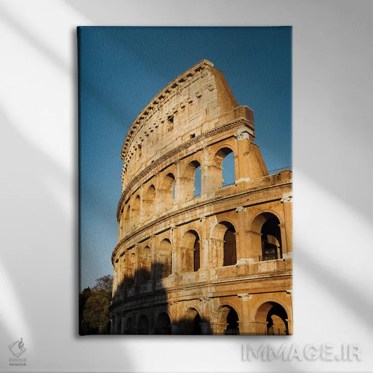 تابلو دکوراتیو Rome II,طاق های کولوسئوم، رم II اثر ماتئو کولومبو - نمای روبهرو روی دیوار