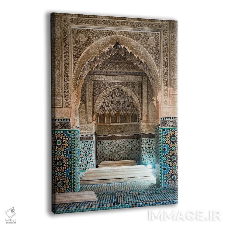 تابلو دکوراتیو معماری مراکشی اثر ماتئو کولومبو - نمای پرسپکتیو محصول