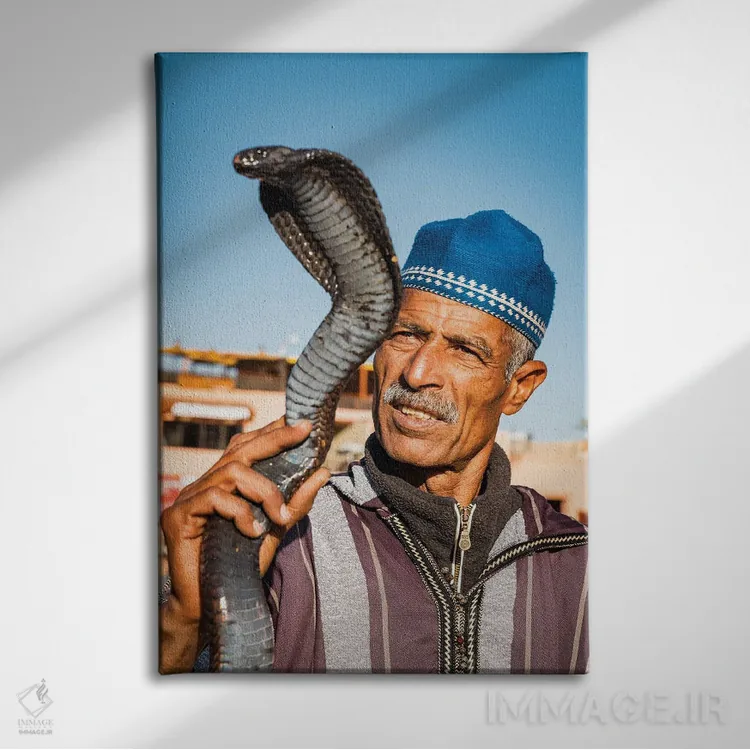 تابلو دکوراتیو Morocco II,مارگیر، مراکش II اثر ماتئو کولومبو - نمای روبهرو روی دیوار