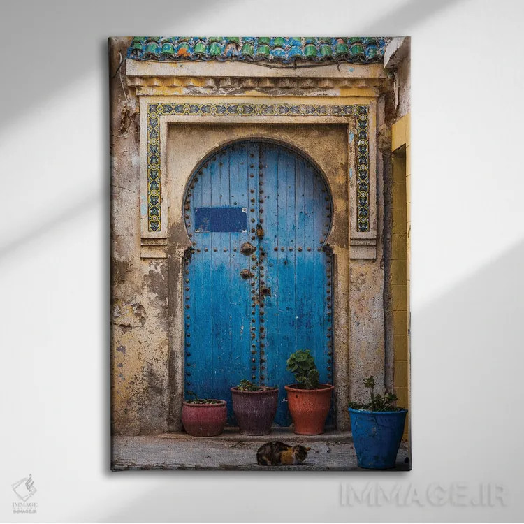 تابلو دکوراتیو Morocco,در مباوره، مراکش اثر ماتئو کولومبو - نمای روبهرو روی دیوار