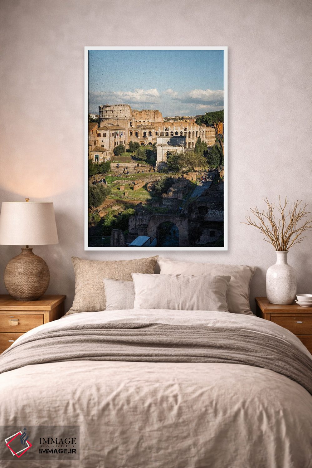 تابلو دکوراتیو Rome II,کولوسئوم و فروم، رم II اثر ماتئو کولومبو - D1W