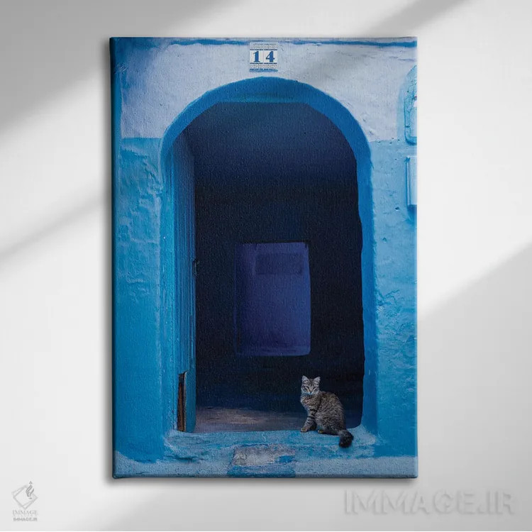 تابلو دکوراتیو Morocco I,خودرو بر در، مراکش I اثر ماتئو کولومبو - نمای روبهرو روی دیوار