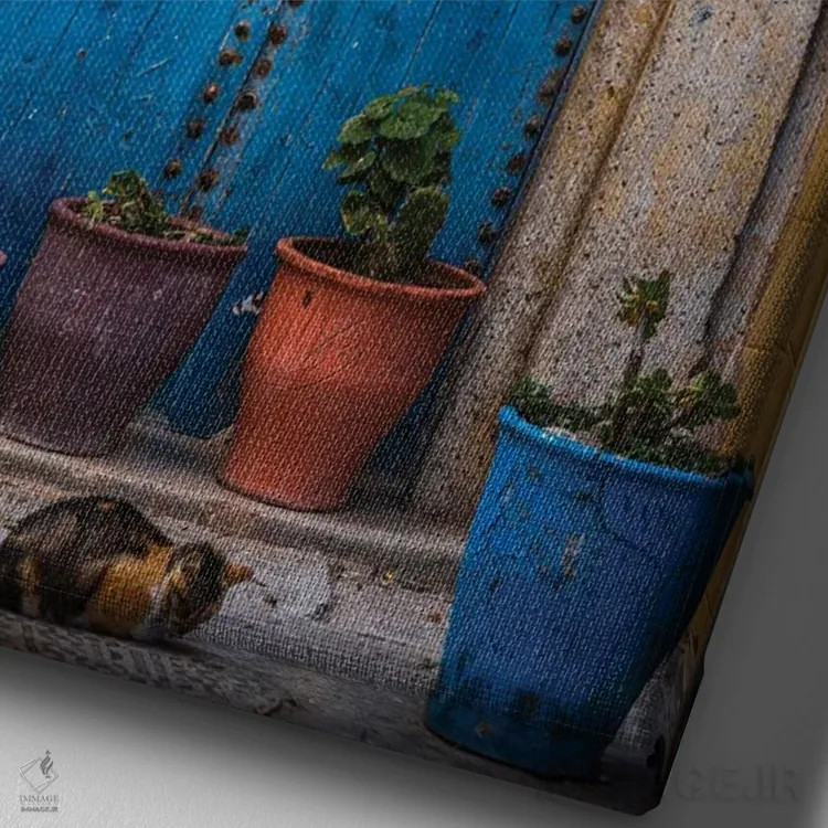 تابلو دکوراتیو Morocco,در مباوره، مراکش اثر ماتئو کولومبو - نمای نزدیک بافت بوم