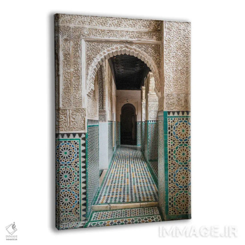 تابلو دکوراتیو معماری مراکشی V اثر ماتئو کولومبو - نمای پرسپکتیو محصول