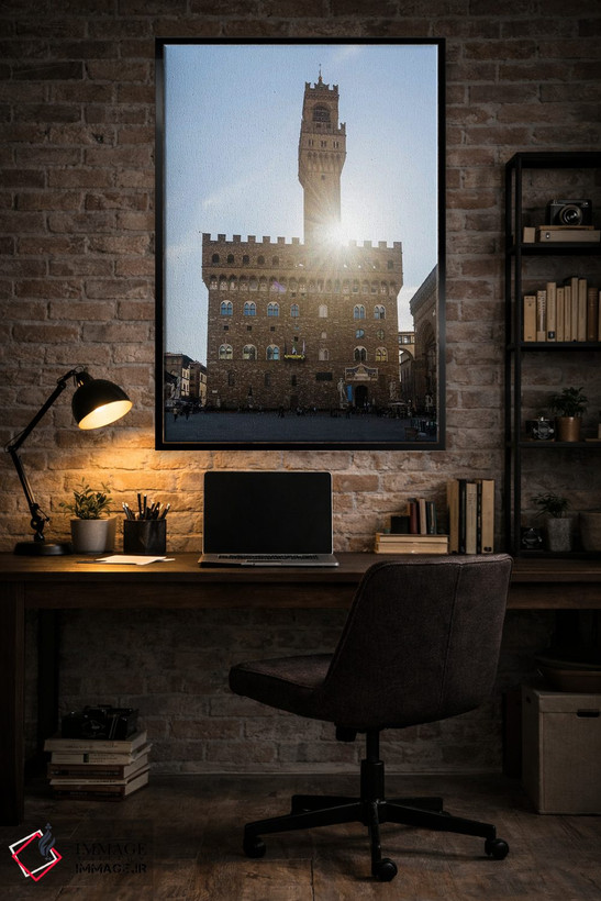 تابلو دکوراتیو Florence, Italy,پالازو وکیو، فلورانس، ایتالیا اثر ماتئو کولومبو - D4B
