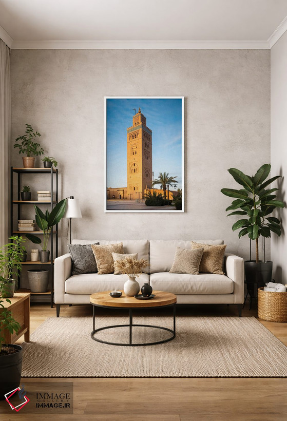 تابلو دکوراتیو Morocco II,طلوع خورشید در مسجد، مراکش II اثر ماتئو کولومبو - D1W