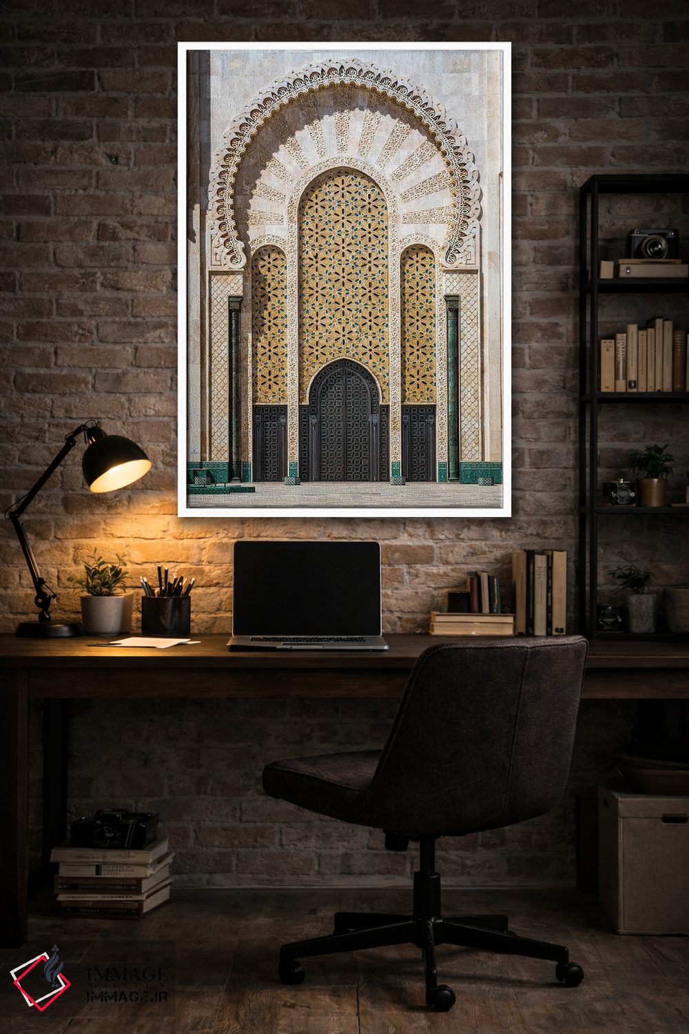 تابلو دکوراتیو معماری مراکشی II اثر ماتئو کولومبو - D4W