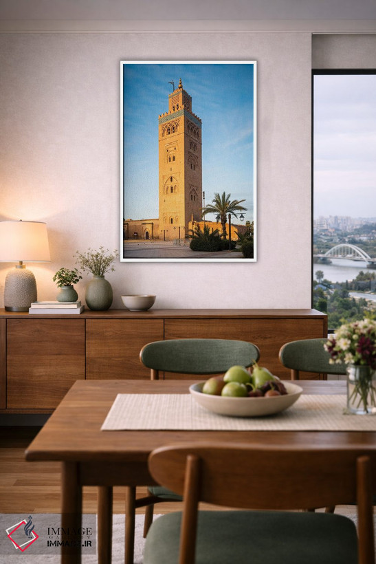 تابلو دکوراتیو Morocco II,طلوع خورشید در مسجد، مراکش II اثر ماتئو کولومبو - D6W
