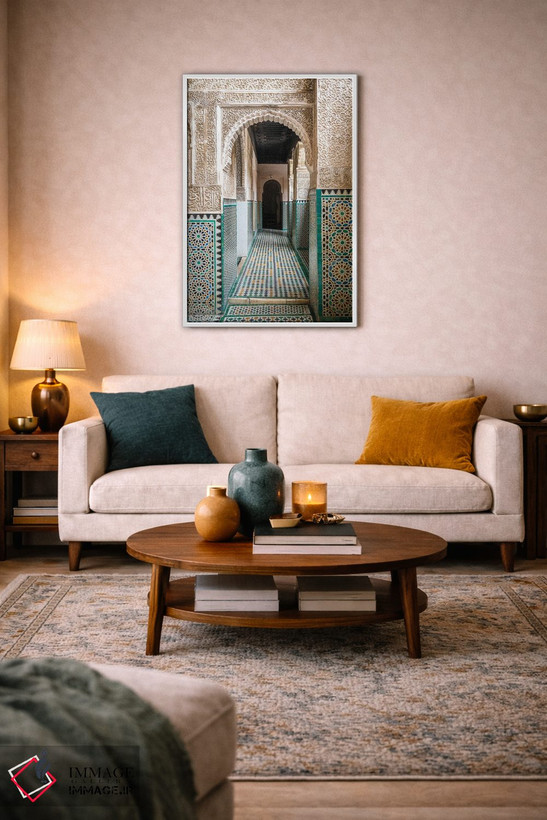 تابلو دکوراتیو معماری مراکشی V اثر ماتئو کولومبو - D3W