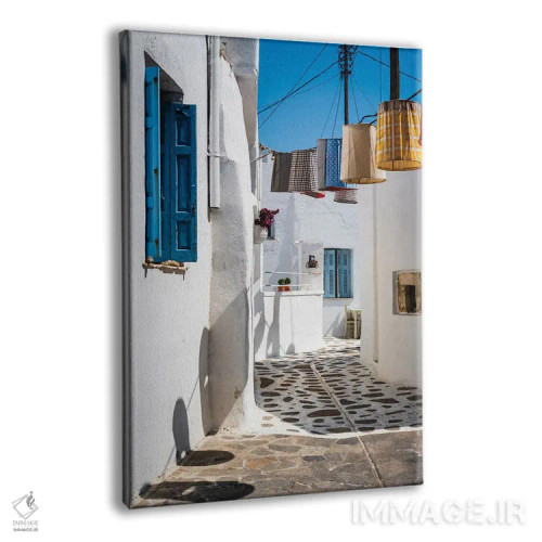 تابلو دکوراتیو Greece,در خیابان های ناکسوس، یونان اثر ماتئو کولومبو - نمای پرسپکتیو محصول