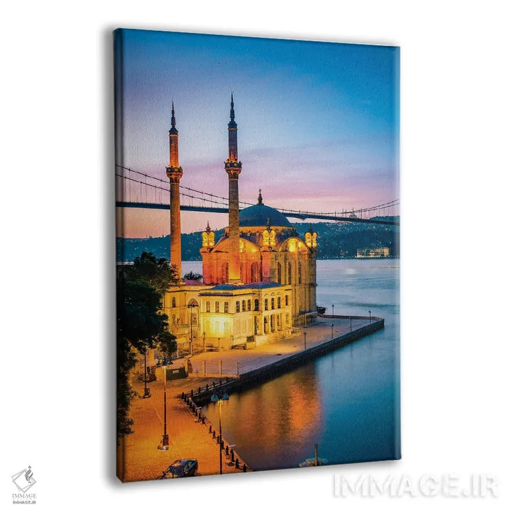 تابلو دکوراتیو Istanbul Ii,مسجد اورتاکوی بر بسفر، استانبول II اثر ماتئو کولومبو - نمای پرسپکتیو محصول