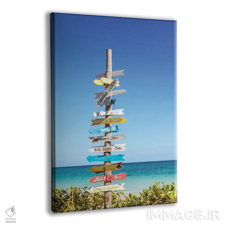 تابلو دکوراتیو Tulum, Mexico,تابلوهای فاصله روی ساحل، تولوم، مکزیک اثر ماتئو کولومبو - نمای پرسپکتیو محصول