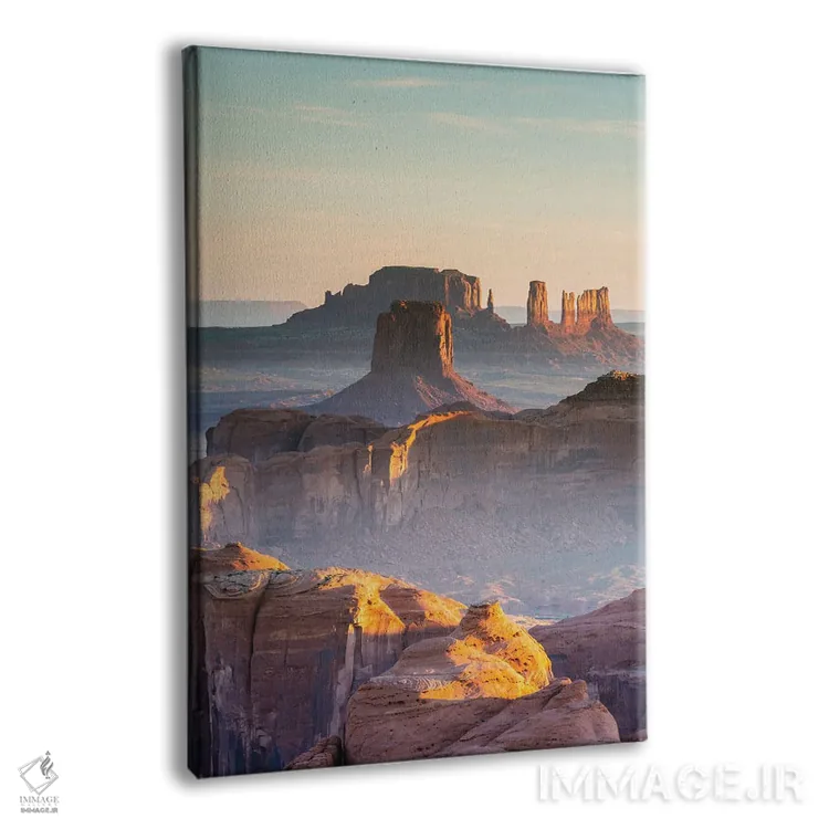 تابلو دکوراتیو Arizona,طلوع آفتاب بر فراز دره یادمان، آریزونا اثر ماتئو کولومبو - نمای پرسپکتیو محصول