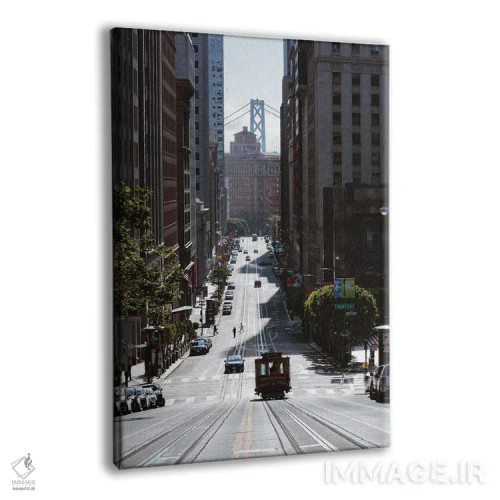 تابلو دکوراتیو San Francisco, California,خیابان کالیفرنیا، سان فرانسیسکو… اثر ماتئو کولومبو - نمای پرسپکتیو محصول