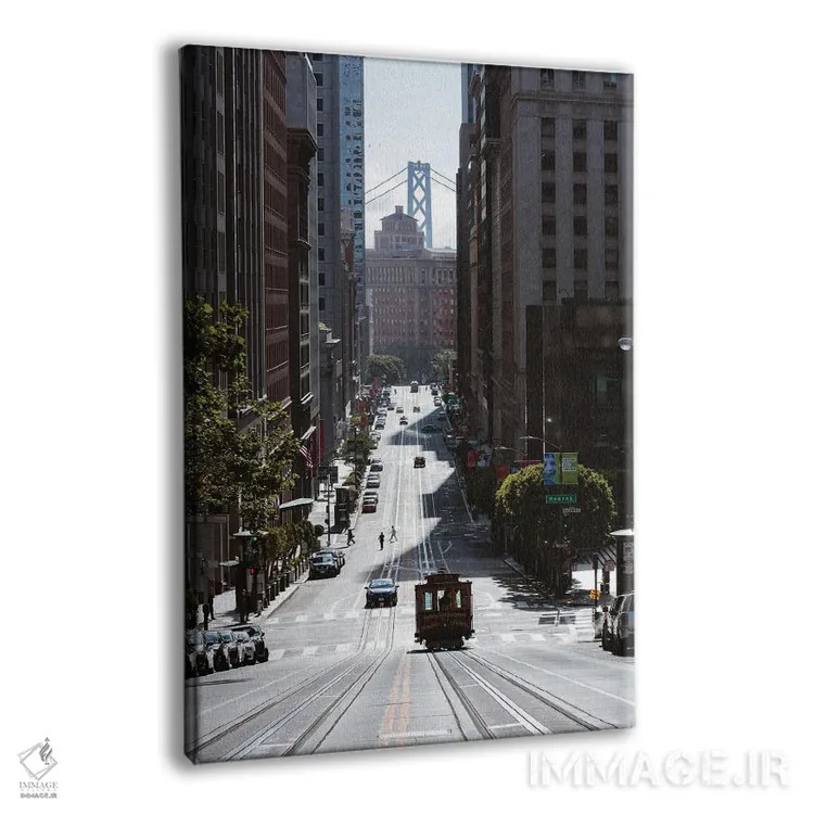 تابلو دکوراتیو San Francisco, California,خیابان کالیفرنیا، سان فرانسیسکو… اثر ماتئو کولومبو - نمای پرسپکتیو محصول