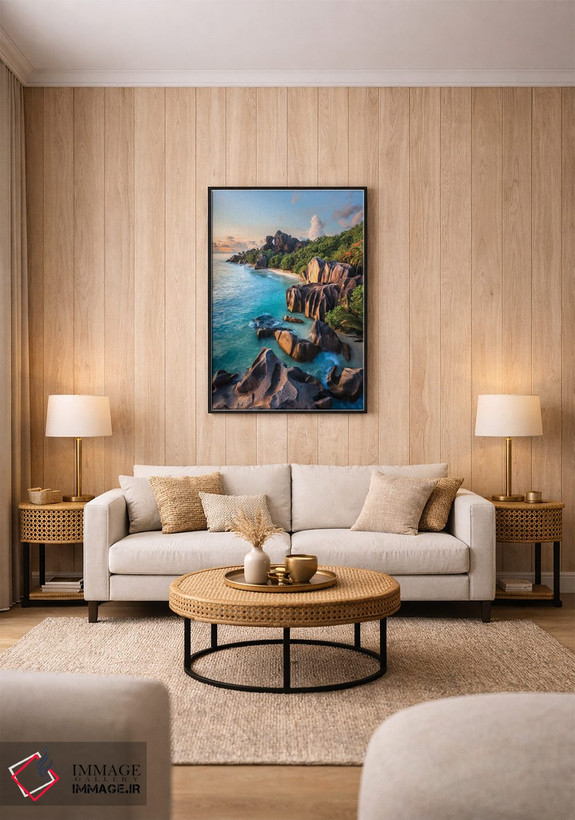تابلو دکوراتیو La Digue, Seychelles II,غروب در جزیره گرمسیری، لا دیگو، س… اثر ماتئو کولومبو - D1B