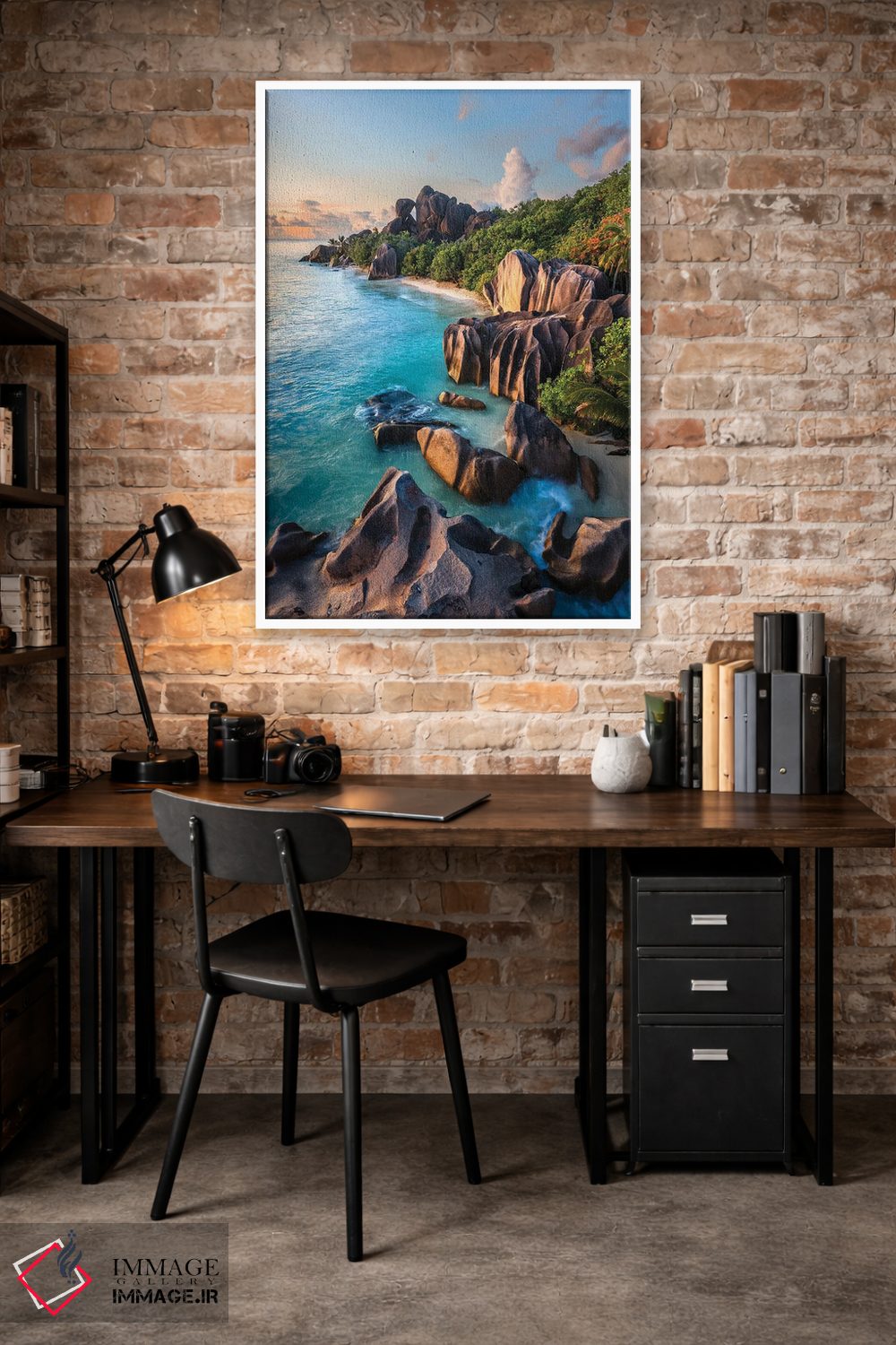 تابلو دکوراتیو La Digue, Seychelles II,غروب در جزیره گرمسیری، لا دیگو، س… اثر ماتئو کولومبو - D2W