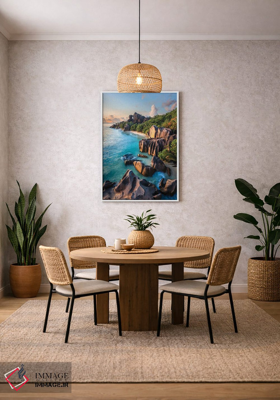 تابلو دکوراتیو La Digue, Seychelles II,غروب در جزیره گرمسیری، لا دیگو، س… اثر ماتئو کولومبو - D3W