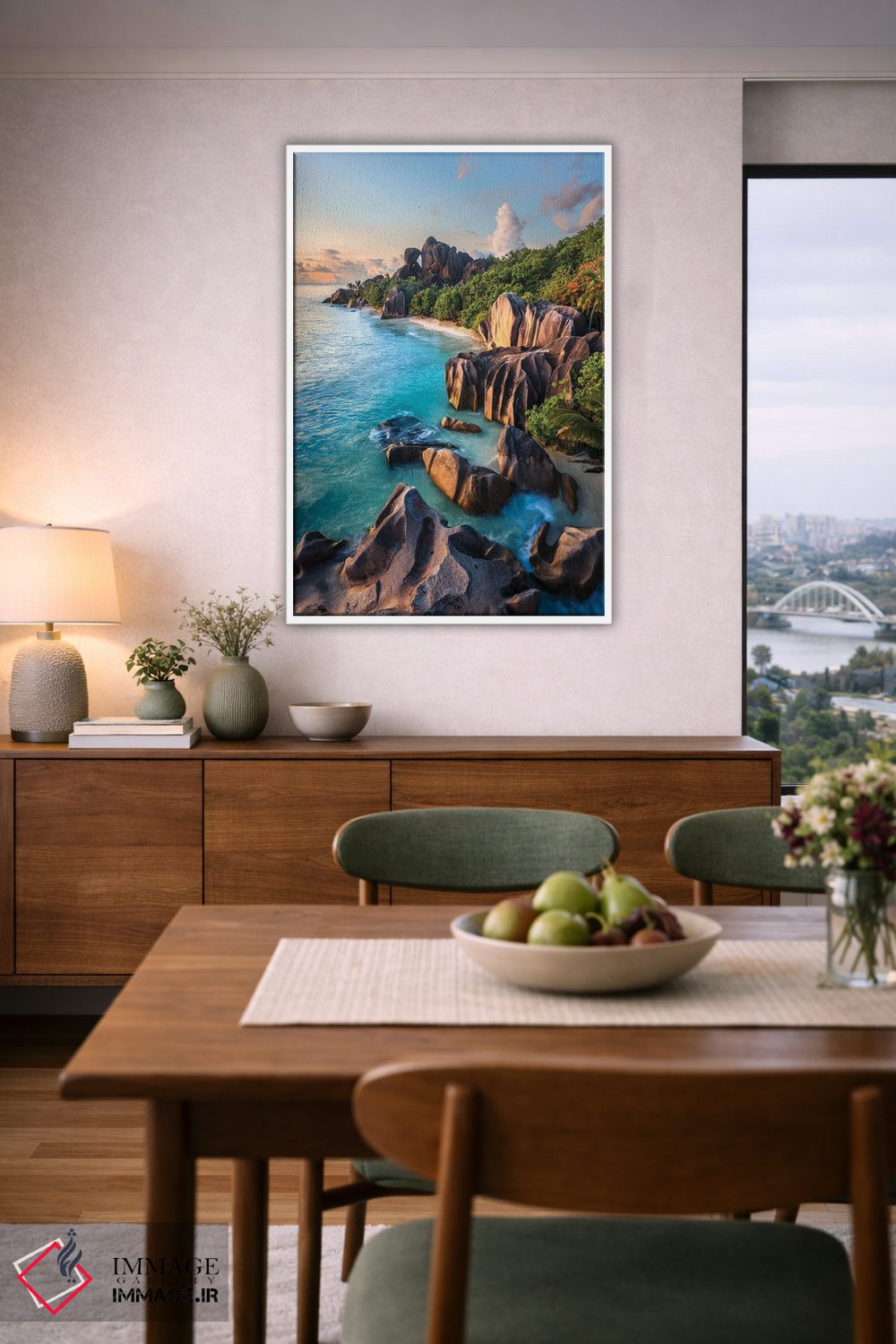 تابلو دکوراتیو La Digue, Seychelles II,غروب در جزیره گرمسیری، لا دیگو، س… اثر ماتئو کولومبو - D6W